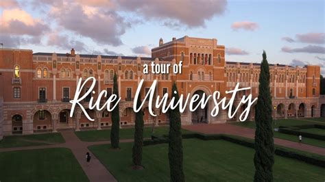 Rice University Cinematic Tour - YouTube