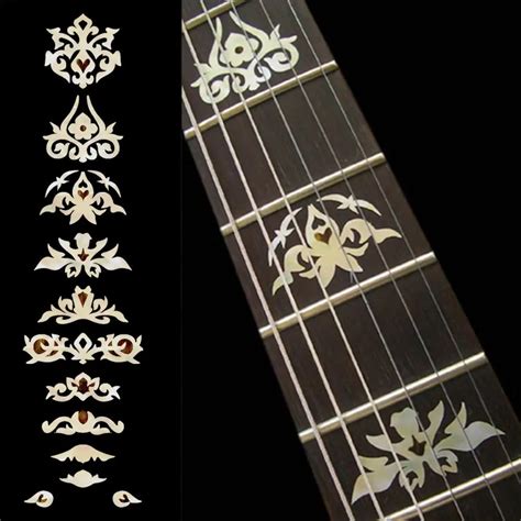 Fretboard Markers Inlay Sticker Decals for Guitar & Bass Garcia Deluxe ...