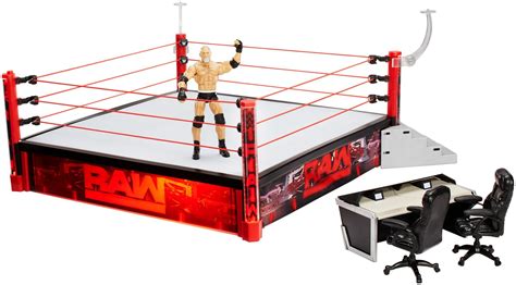 WWE Elite Collection Raw Main Event Ring Playset: Amazon.com.au: Toys ...