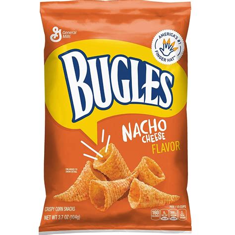 General Mills Bugles Imported Snack Chips, Original and Nacho Cheese ...