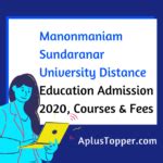 Manonmaniam Sundaranar University Distance Education Archives - A Plus ...