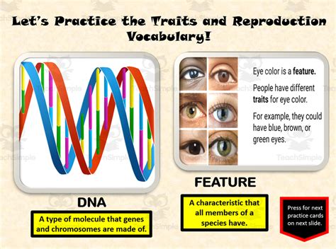 Free Science Interactive Hangman / Traits and Reproduction Vocabulary ...