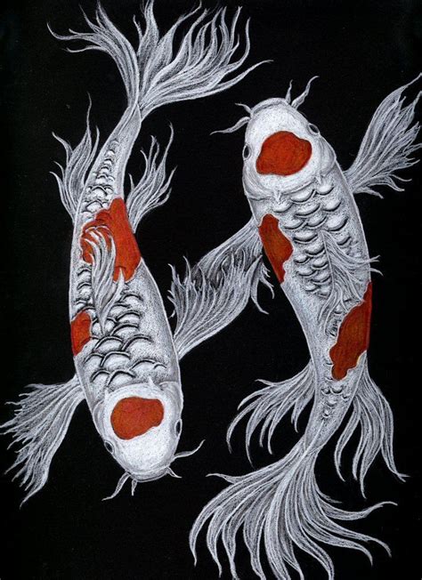 Image result for koi ink drawings | Koi art, Koi fish drawing, Fish ...