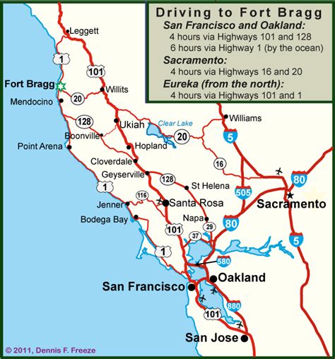 Directions | Harbor RV Park - Fort Bragg, California