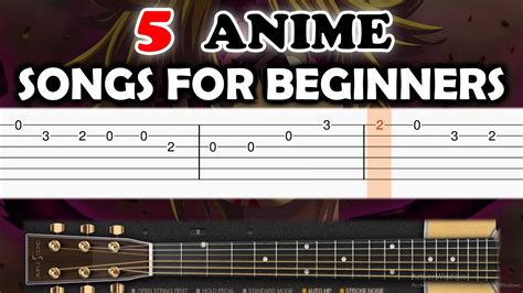 5 EASY ANIME OP to PLAY on GUITAR - Guitar Academies