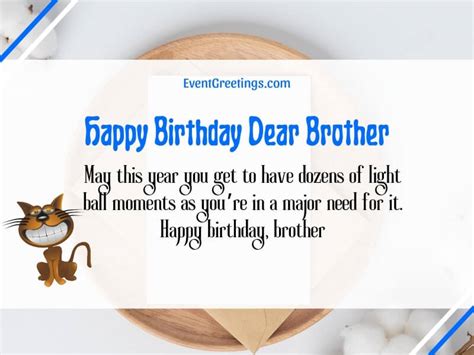 Funny Birthday Wishes for Brother – Events Greetings