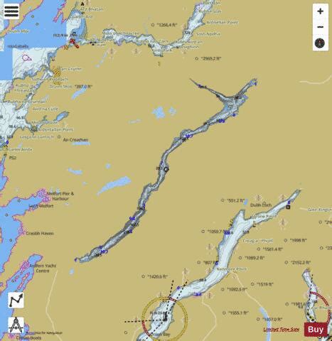 Loch Awe Fishing Map | Nautical Charts App