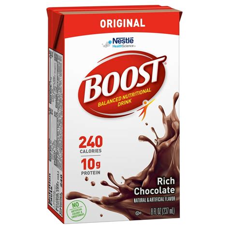 Nestle Boost Balanced Nutritional Drink Chocolate 8 oz Carton 27 Ct ...