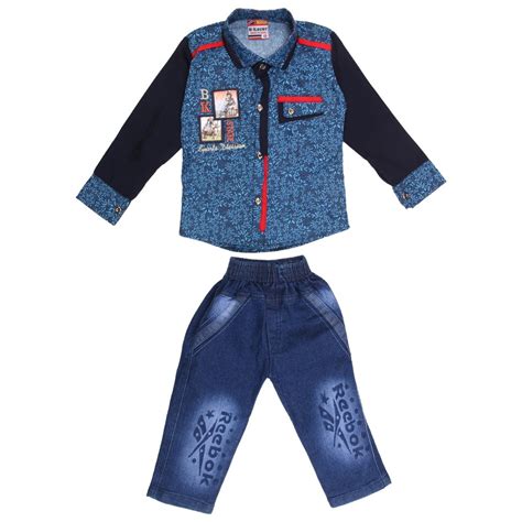 Casual Wear Blue Kids Baba Suit at Rs 279/piece in New Delhi | ID ...