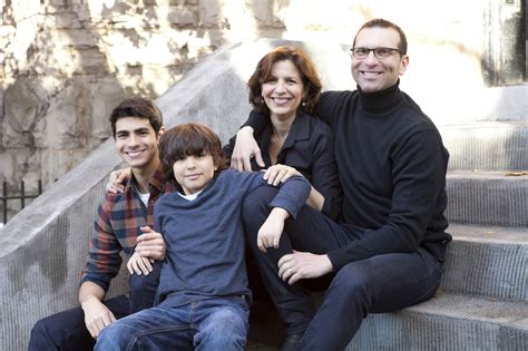 Family Portrait: author R.J. Palacio and her family