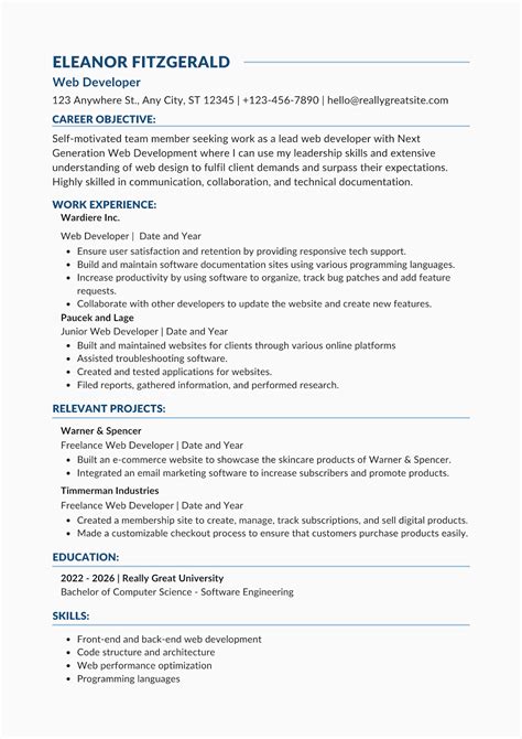 Career Objective for Freshers | Resume Objectives - ztec100.com