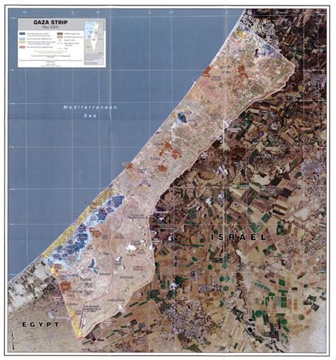 Gaza Strip Map - Gaza Israel • mappery