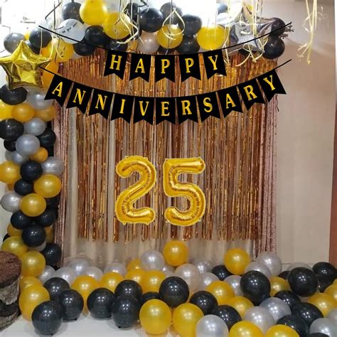 Thiết kế trang trí kỉ niệm 25 năm 25th anniversary decoration đẹp và ấn ...