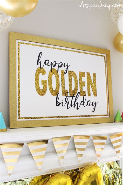 What is a Golden Birthday & 18 Ideas to make it EPIC - Aspen Jay