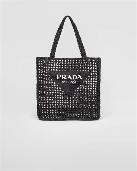 Bolso de rafia Negro | Prada