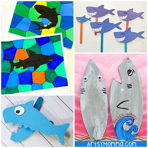 Shark Crafts For Kindergarten