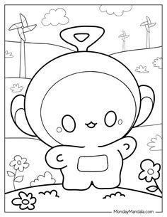 20 Teletubbies Coloring Pages (Free PDF Printables) ideas in 2024 ...