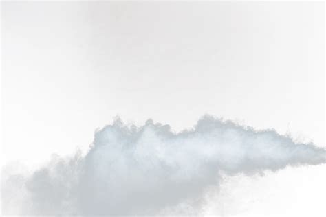 Dense Fluffy Puffs of White Smoke and Fog on transparent png Background ...