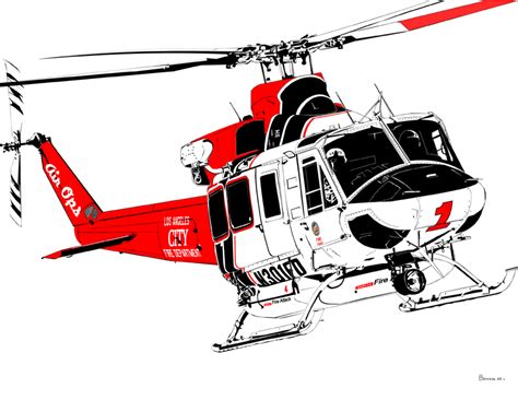 Huey Helicopter Drawing at GetDrawings | Free download