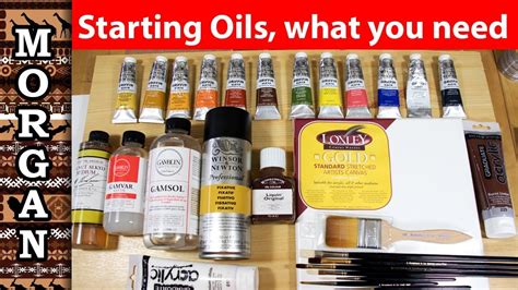 Oil painting for beginners supplies - what you need to buy - YouTube