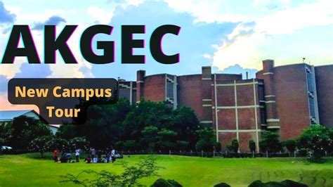 AKGEC GHAZIABAD Campus Tour with Mnnit Allahabad friend |#akgec - YouTube