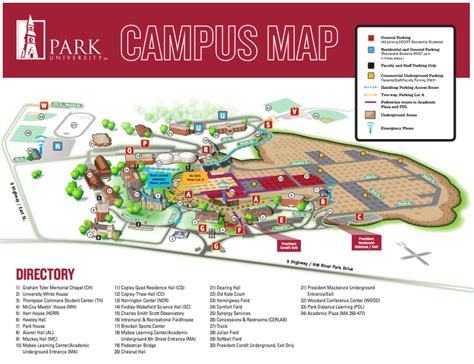 Parkville Campus Maps and Directions | Park University