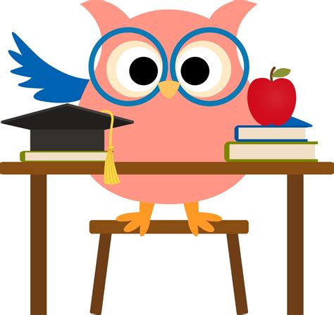 owl clip art teacher - Clip Art Library