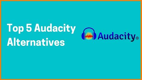 Top 5 Audacity Alternatives