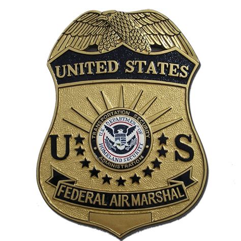 Federal Air Marshal Service FAMS Badge Plaque – American Plaque Company ...