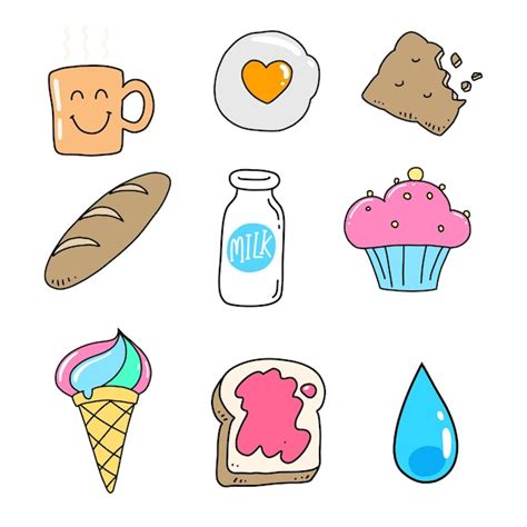 Printable Cute Drawings Kawaii Foods | lupon.gov.ph