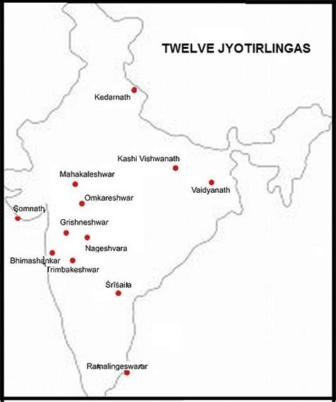 12 Jyotirlingas in India - names, stories, importance