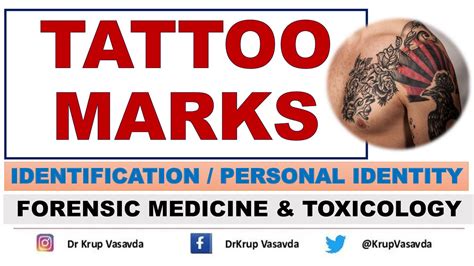 Tattoo Marks | Identification | Dr Krup Vasavda - YouTube