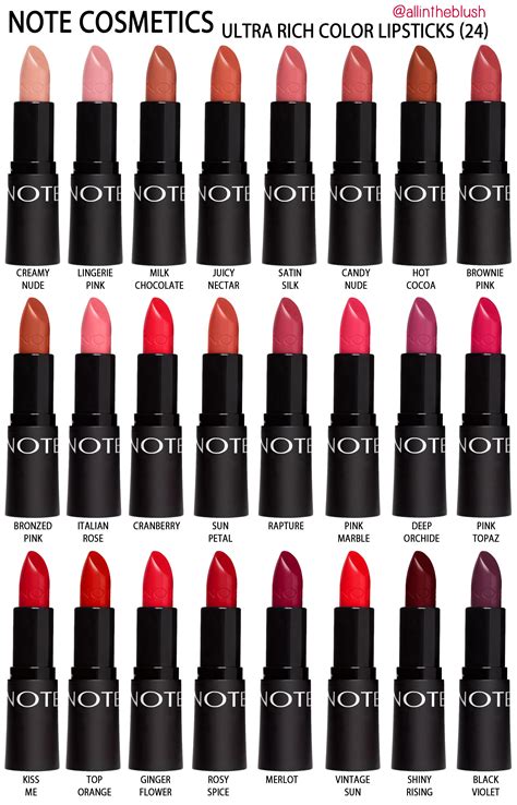 Review: Note Cosmetics Ultra Rich Color Lipstick