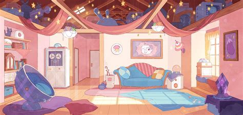 Aesthetic Modern Pink Anime Bedroom Background – TRENDECORS