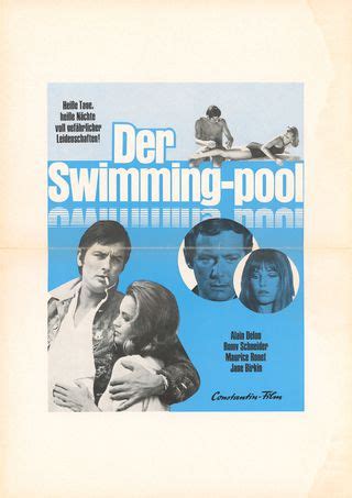 La Piscine Original 1969 German Movie Pressbook - Posteritati Movie ...