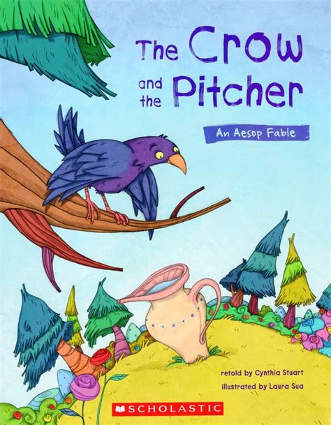 Crow and the Pitcher: An Aesop Fable