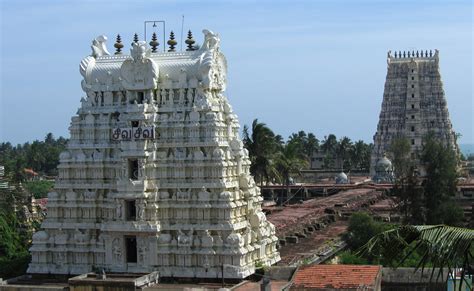 About Rameswaram Temple,Tamil Nadu It Is Located On Pamban Island