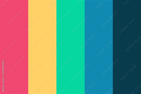 color schemes combinations palettes. Illustration CMYK colors for print ...