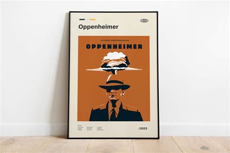 Oppenheimer Poster | Christopher Nolan Movie Poster