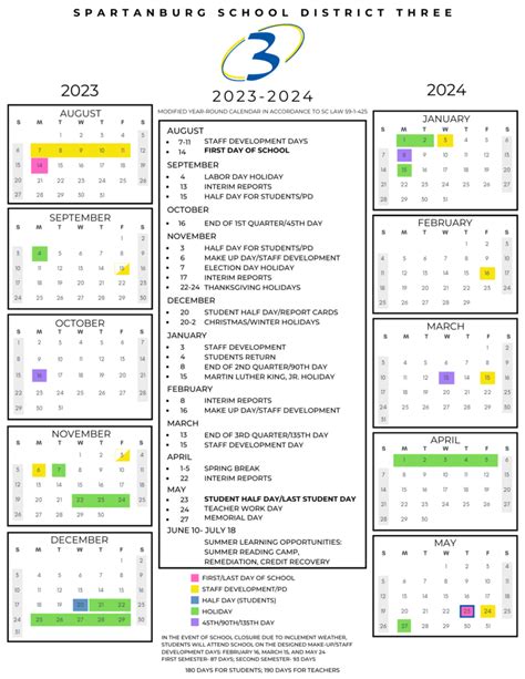 Spartanburg District 5 Calendar 2025: A Comprehensive Guide - Calendar ...