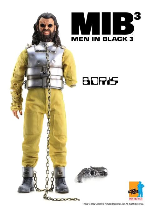 Dragon CYBER HOBBY MIB3 Men in Black 3 Boris Jemaine Clement 1/6 Figure ...