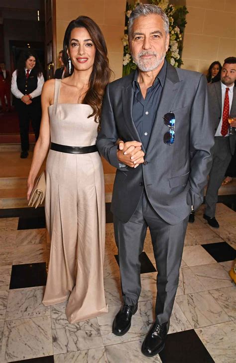 George and Amal Clooney Photographed Holding Hands at The Prince's ...