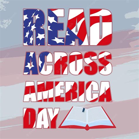 Premium Vector | Read across america day modern background vector ...