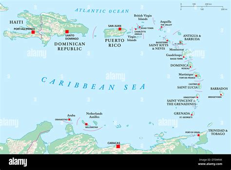 Map Of The Lesser Antilles - Maps For You