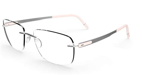 Silhouette Eyeglasses Women's Blend Chassis 5555 7000 Iced Blossom 56 ...