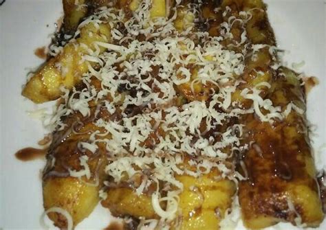 Resep Pisang coklat keju lumer oleh ely yulianti - Cookpad