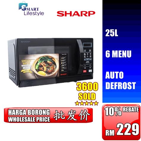 Sharp Basic Microwave Oven (20L) R207EK / R2021GK | Shopee Malaysia