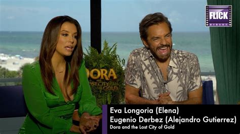 Eva Longoria and Eugenio Derbez Talk Dora and The Lost City of Gold ...