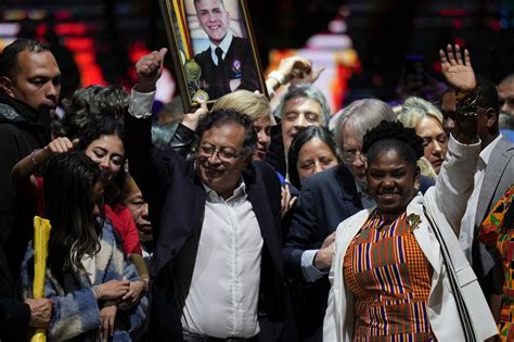 Former rebel wins Colombia election, becoming country's first leftist ...