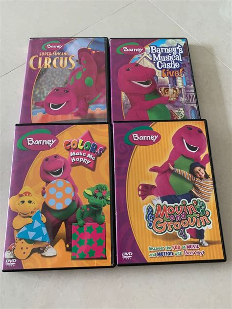 Barney DVD - $12 for set of 4, Hobbies & Toys, Music & Media, CDs ...